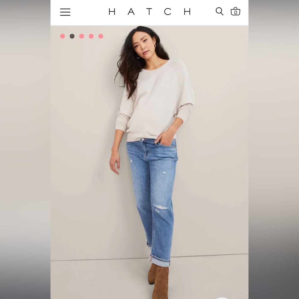 Hatch Boyfriend Maternity Jean